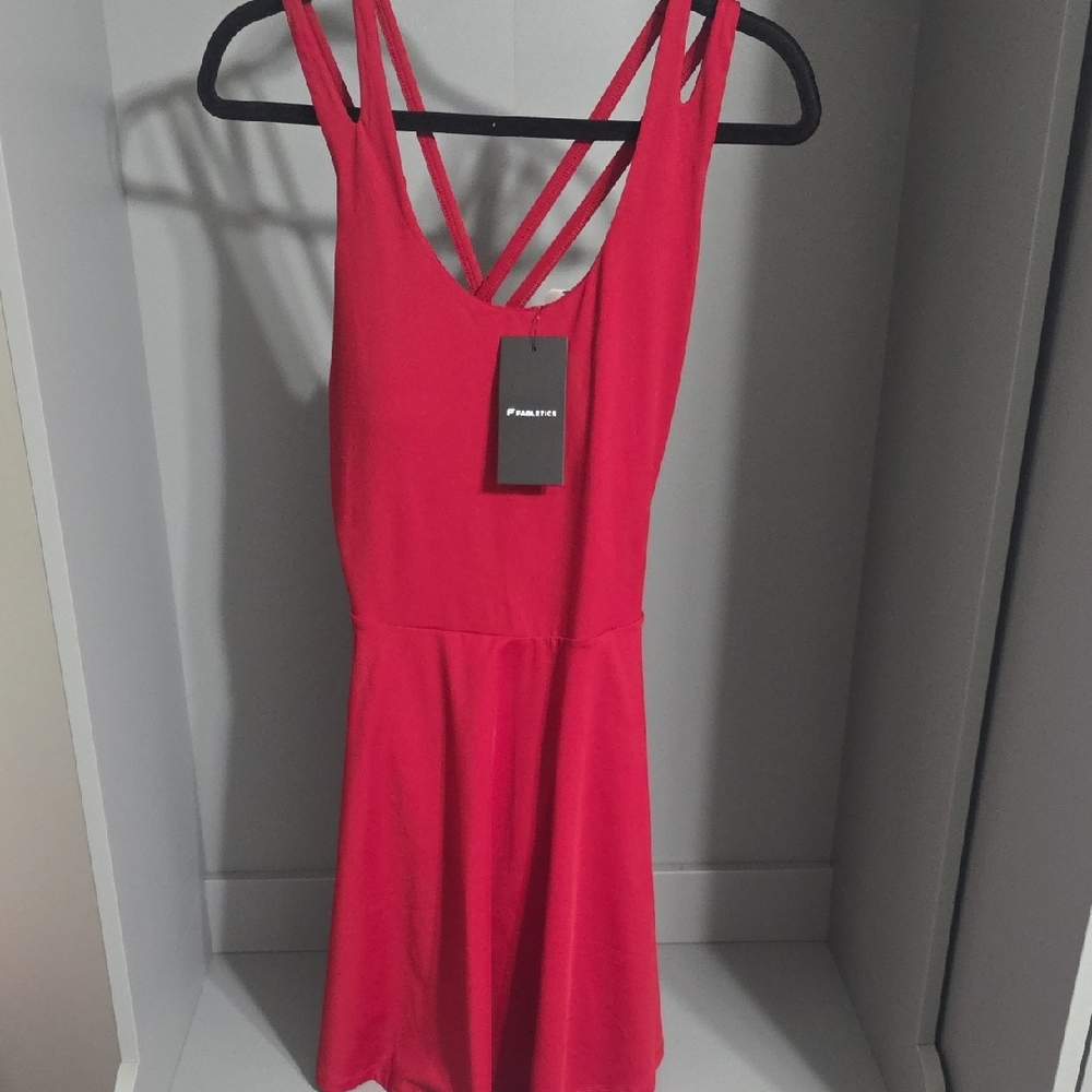 Fabletics Red Active Dress with Tag